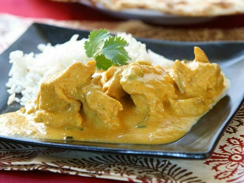 Blancs de poulet sauce moutarde et curry - dscooker